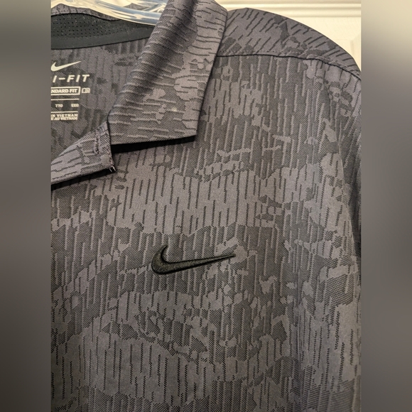 Nike Men Golf Dri-Fit Disney Mickey mouse camo polo short sleeve shirt gray XXL - Picture 4 of 14